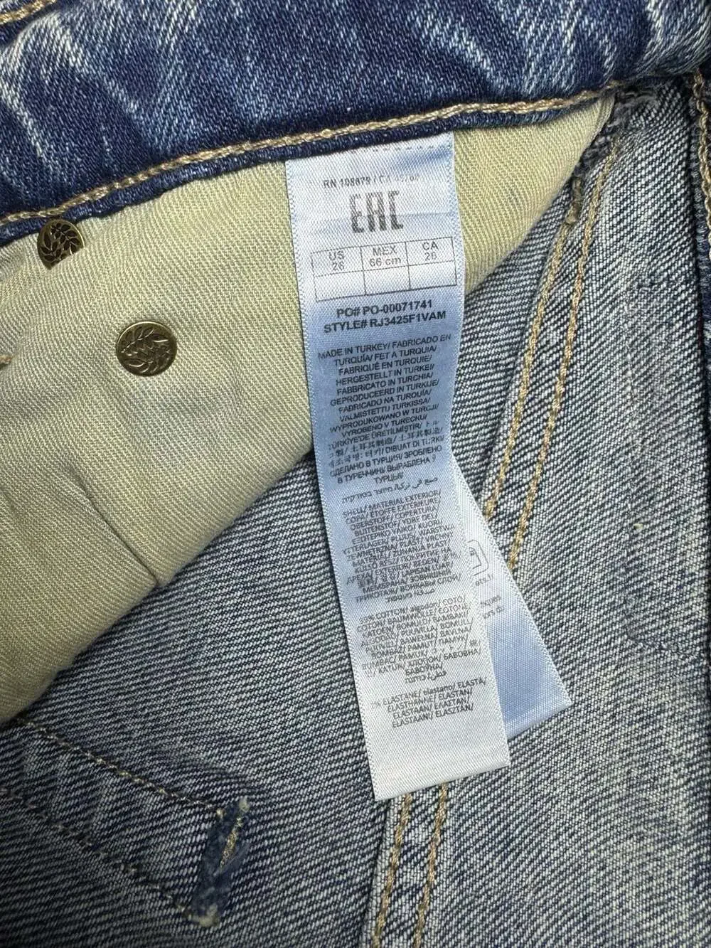 NEW Rag & Bone Harlow Mid-Rise Ankle Straight Jeans in Amity, Size 26 - Picture 7 of 8